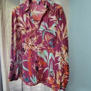 Express Floral Portofino Shirt
